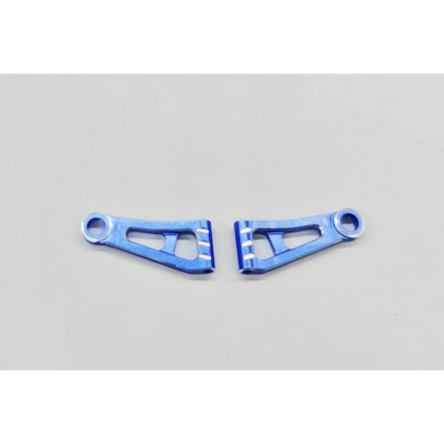 GL Racing LMP2 aluminum front upper arms, durable automotive suspension parts, shown in a close-up image.