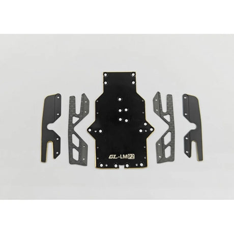 GL Racing LMP2 Hybrid Chassis Set showing detailed model components and intricate design features for racing simulation.