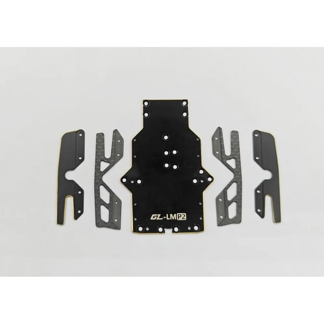 GL Racing LMP2 Hybrid Chassis Set showing detailed model components and intricate design features for racing simulation.