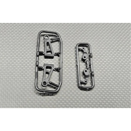 GL Racing LMP2 front upper arms and steering knuckle set, left and right, for race car suspension and steering components.
