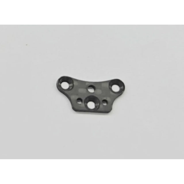 GL Racing LMP2 motor mount upper deck for racing car, showing detailed metal structure and mounting points.