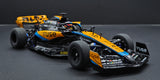 Detailed image of a GL Racing 1/28 scale Formula One chassis model showing intricate design and construction details.