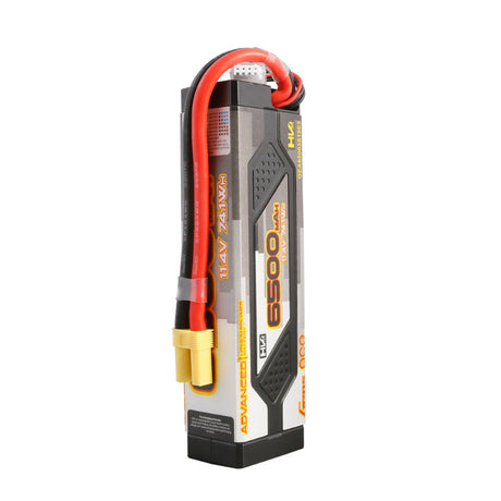 Gens Ace 6500mAh 3S 100C hard case LiPo battery with EC5 plug, high-performance RC power source