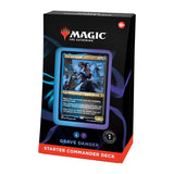 Wizards of the Coast MTG Starter Commander Decks featuring the Grave Danger card with artwork of a graveyard scene and dark fantasy elements.
