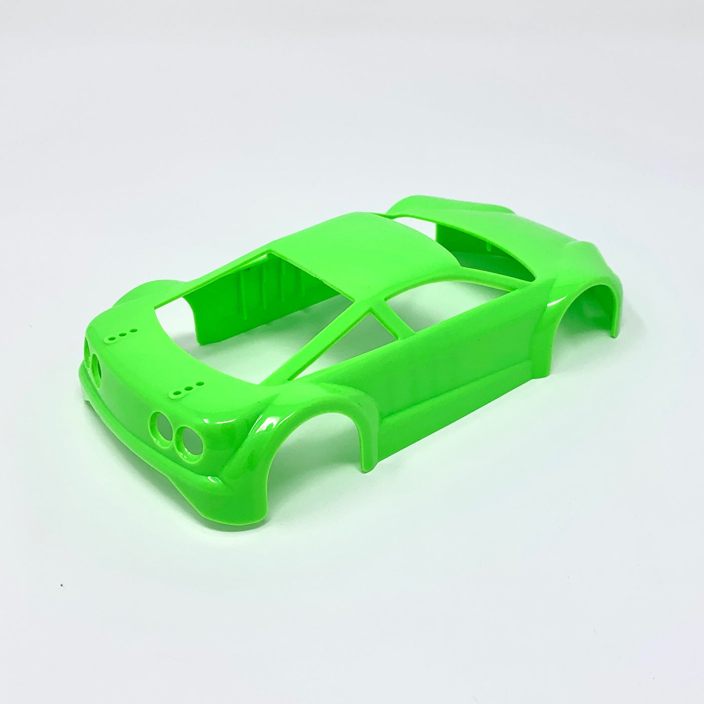Neon green Jomurema GT01 car body kit with aerodynamic design, shown on a plain background.