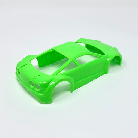Neon green Jomurema GT01 car body kit with aerodynamic design, shown on a plain background.