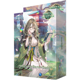 Kongming Mortal Ambition TCG starter deck from Grand Archive by Weebs of the Shore, featuring card art and gameplay components.