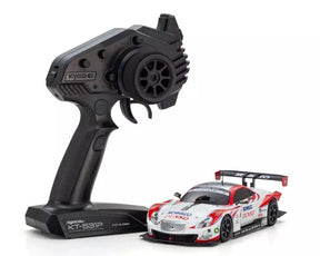 Kyosho Mini-Z MR-04 Readyset Denso Kobelco SC430 2012 radio-controlled car on display.