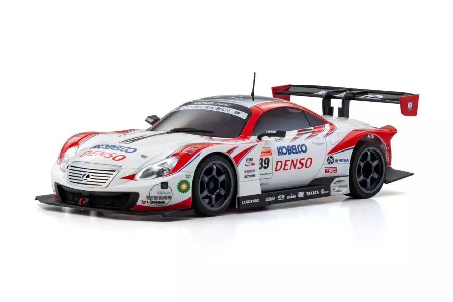 Kyosho Mini-Z MR-04 Readyset Denso Kobelco SC430 2012 radio-controlled car on display.