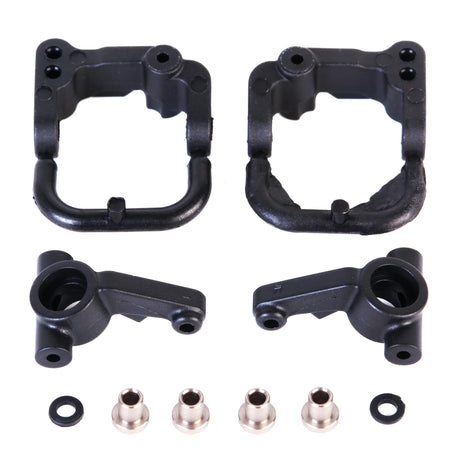 LC Racing L5001 caster and steering blocks set with black plastic components for RC car steering and suspension.