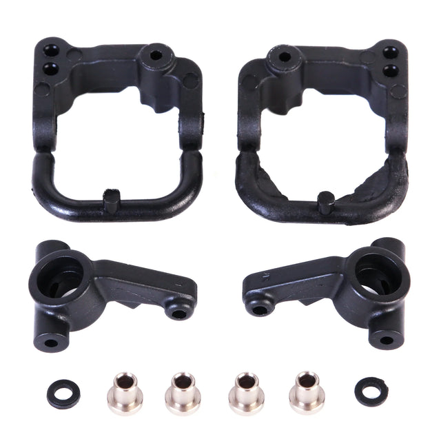LC Racing L5001 caster and steering blocks set with black plastic components for RC car steering and suspension.