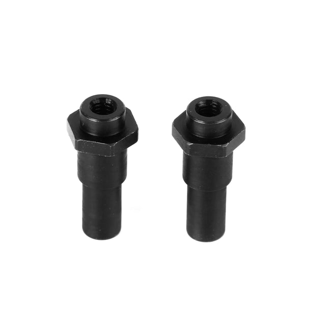 LC Racing L5014 steering posts for remote control cars, shown in black with detailed metal construction.