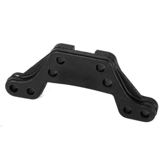 LC Racing L5035 rear ballstud mount showing metal construction and mounting holes for RC car suspension.