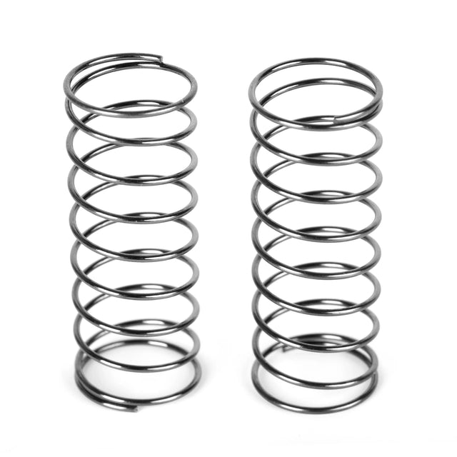 LC Racing L5037 rear shock springs in black, 8T size, with 0.9D stiffness for RC car suspension.
