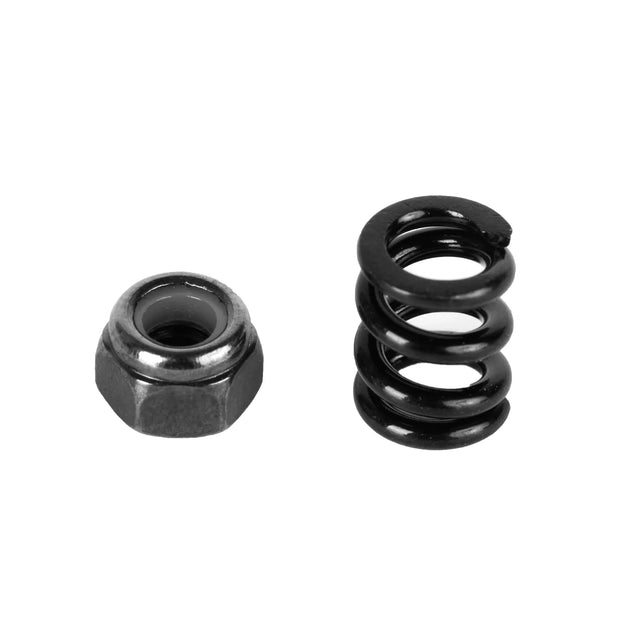 LC Racing L5039 slipper spring and nut set for RC cars, showing close-up of spring and nut components on a white background.