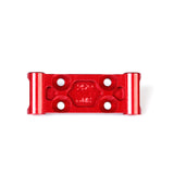 LC Racing L5068 Aluminum Front Bulkhead V2 for RC cars, showing the sturdy, precision-machined metal component with mounting points.