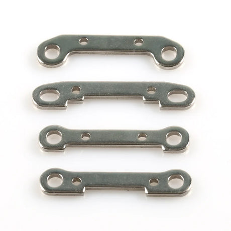LC Racing L6011 suspension mount set showing metal brackets and mounting hardware for RC car suspension system