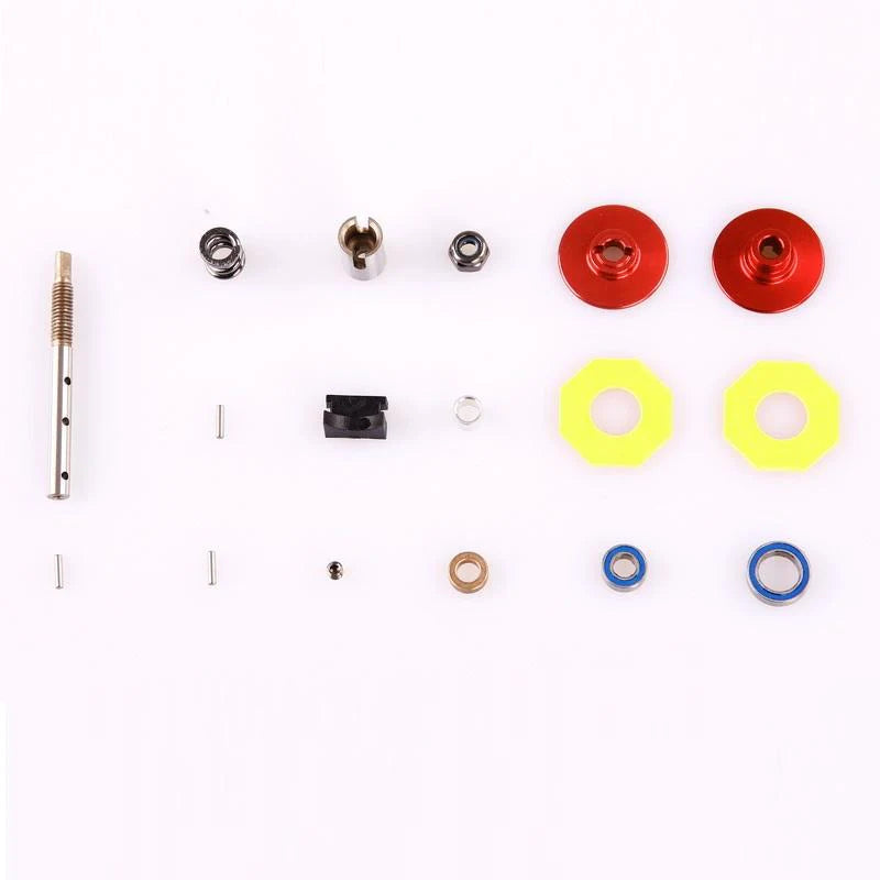 LC Racing L6012 slipper set for RC cars, showing the detailed rubber and metal components on a clean background.
