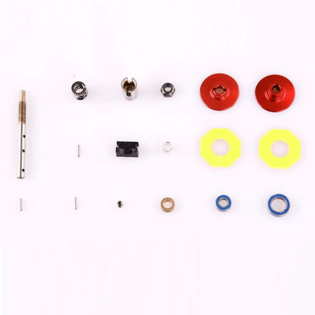 LC Racing L6012 slipper set for RC cars, showing the detailed rubber and metal components on a clean background.