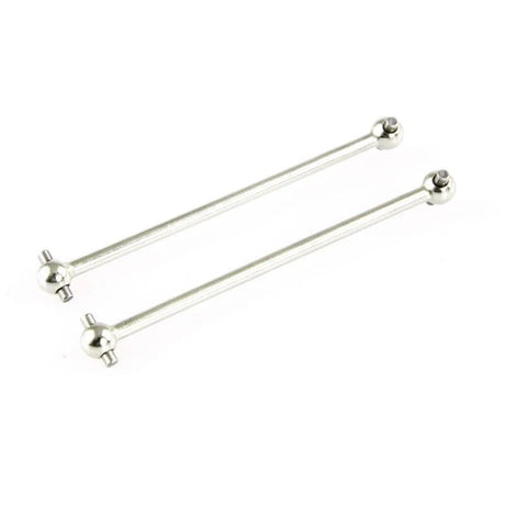 LC Racing L6018 front and rear dogbone driveshafts for RC cars, featuring durable metal construction and precise fit.