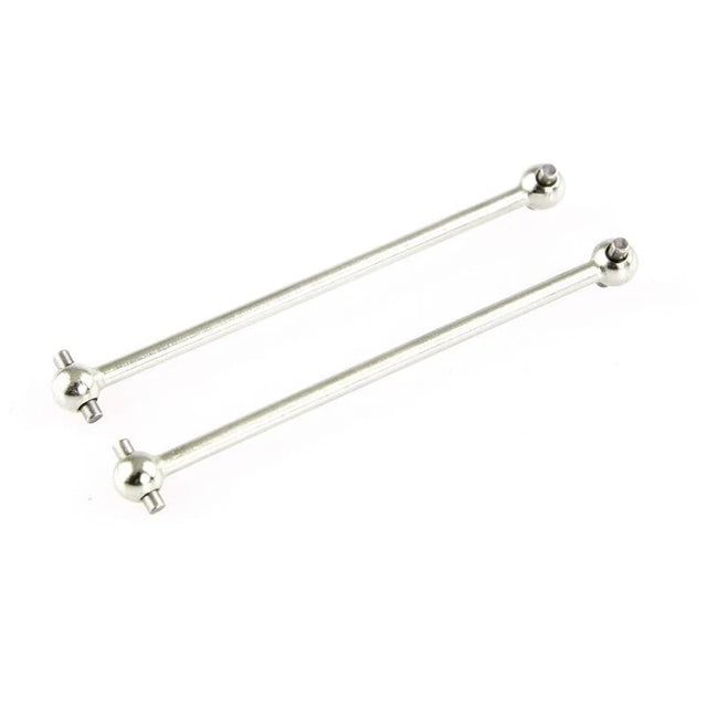 LC Racing L6018 front and rear dogbone driveshafts for RC cars, featuring durable metal construction and precise fit.