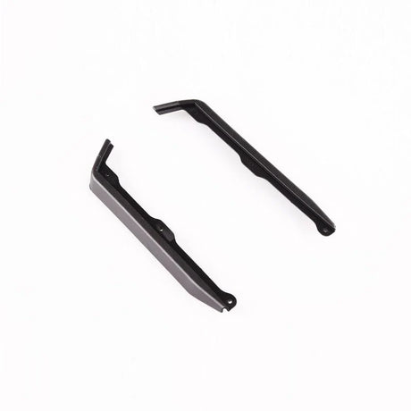 LC Racing L6025 185mm wheelbase chassis side guard set, black plastic protective panels for RC car body protection.