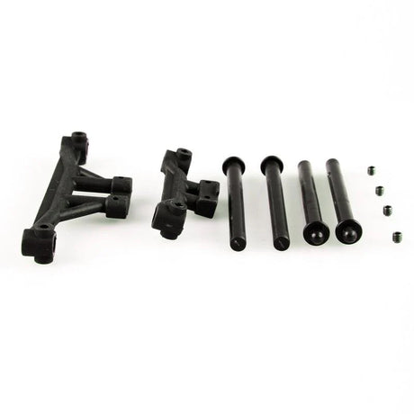 LC Racing L6033 Body Post Set for SC, WRC, MT, and TG models, featuring black posts and mounting hardware.