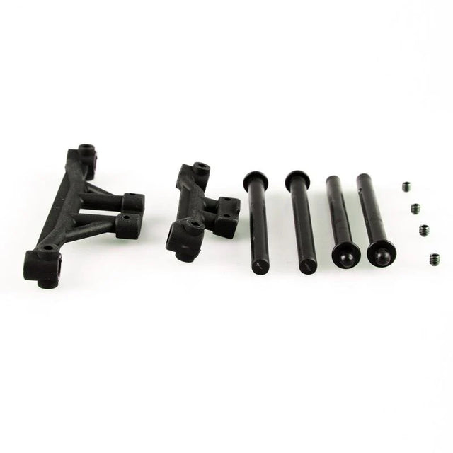 LC Racing L6033 Body Post Set for SC, WRC, MT, and TG models, featuring black posts and mounting hardware.