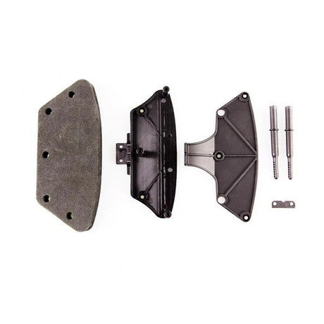 LC Racing L6040 foam bumper set showing two black foam bumpers with mounting holes on a plain background.