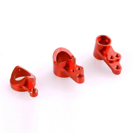 LC Racing L6086 aluminum steering bellcrank for RC cars, showing the lightweight, precision-machined metal component.