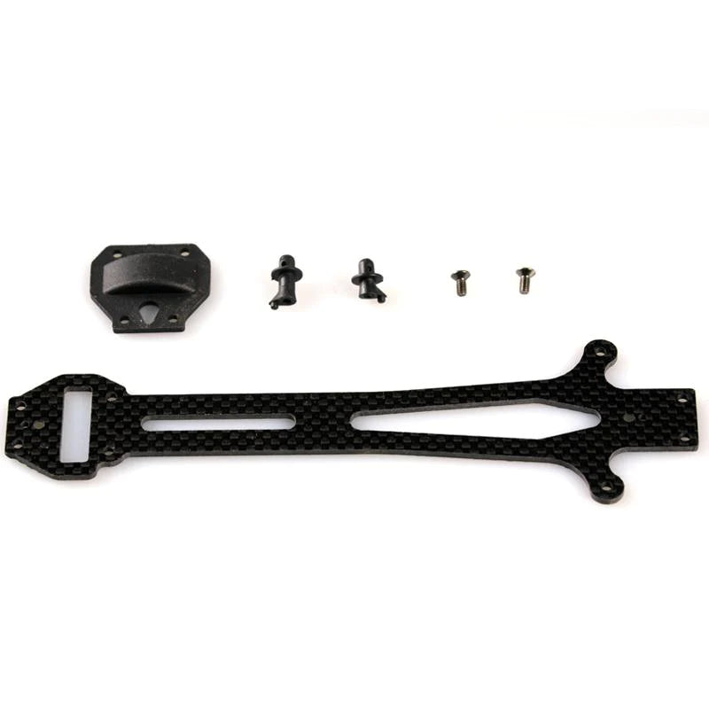 LC Racing L6093 185mm wheelbase carbon fiber upper deck for RC cars, lightweight and durable racing car part.