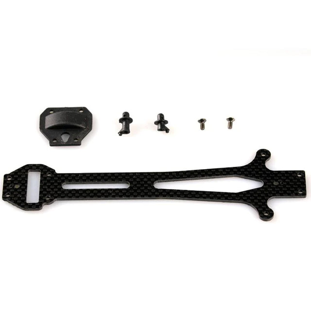LC Racing L6093 185mm wheelbase carbon fiber upper deck for RC cars, lightweight and durable racing car part.