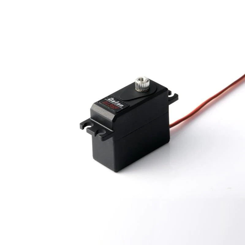 LC Racing L6094 Batan D135F digital servo with metal gears and compact design for RC cars, shown in a close-up view.