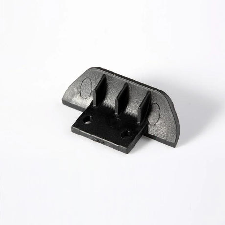 LC Racing L6108 Buggy Front Bumper showing black plastic construction with mounting points for RC vehicle protection