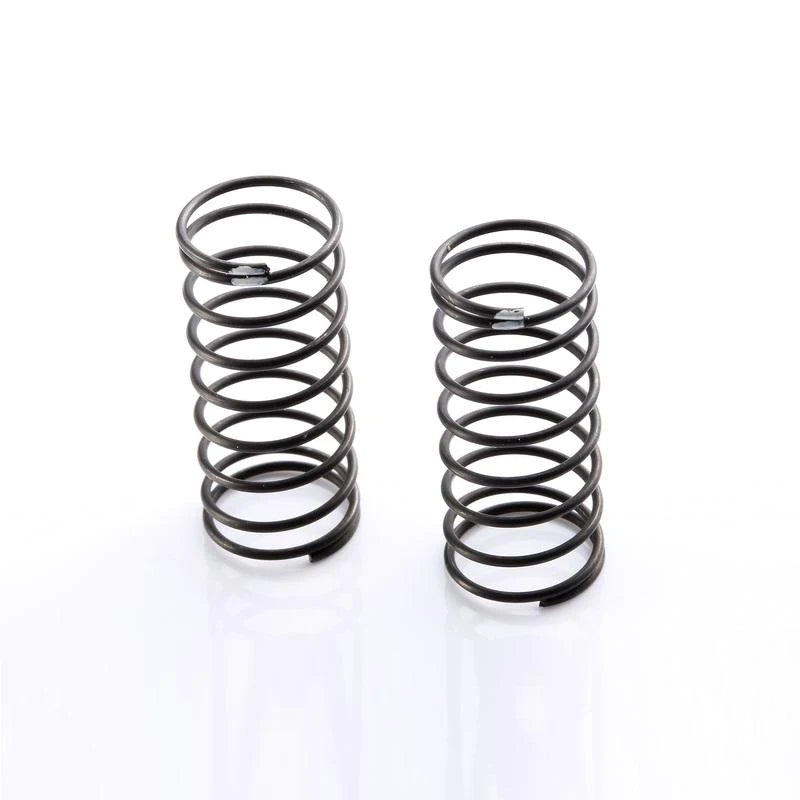 LC Racing L6136 1.1mm rear shock spring for RC car, coiled metal spring with black finish and metal ends.