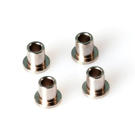 LC Racing L6198 caster block hat bushings, set of 4, shown in black, used for RC car suspension upgrades