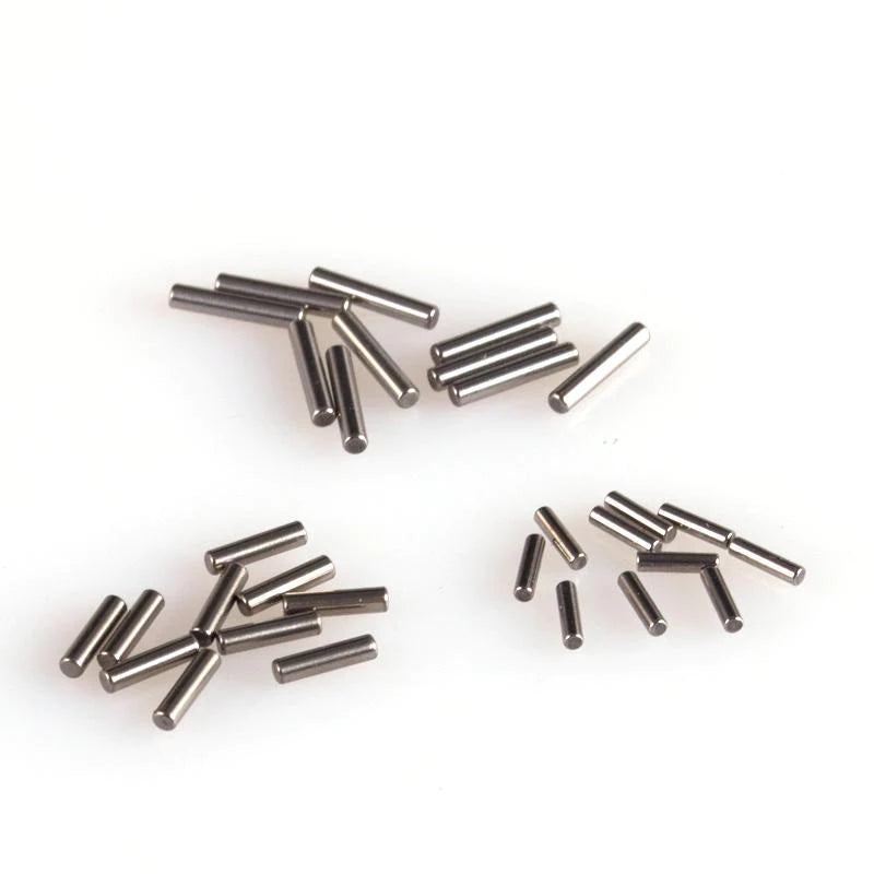 LC Racing L6202 pin set with 1.2x4.7mm, 1.5x8mm, and 1.5x6mm pins, 10 pieces each for RC vehicle assembly.