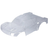 LC Racing L6240 1/14 clear short course truck body for RC cars, showing the sleek, aerodynamic design in a transparent finish.