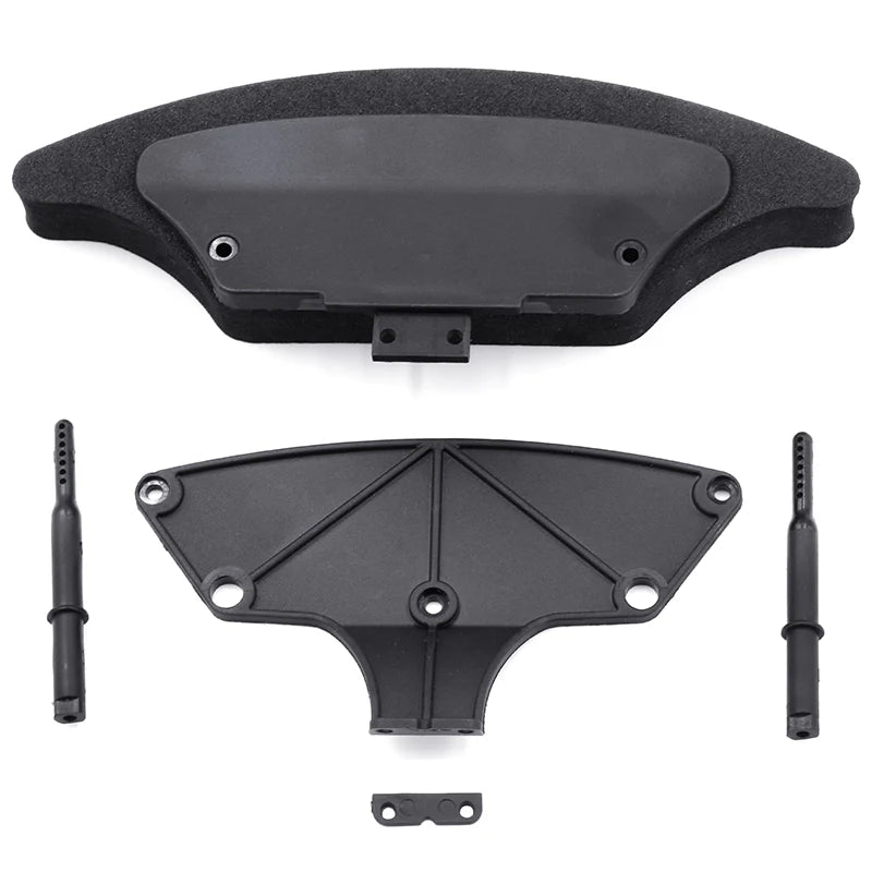 LC Racing L6269 EMB Rally Bumper Set showing durable front and rear bumpers for RC rally car with detailed design