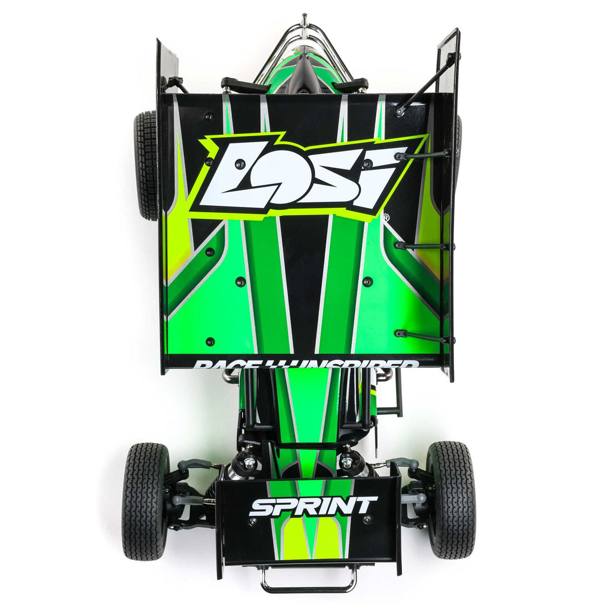 Losi 1/10 scale 22S Sprint 2WD RTR RC car with sleek design, detailed body, and off-road tires for high-speed racing.
