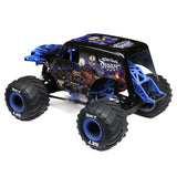 Losi 1/18 Mini LMT Son Uva Digger 2S 4X4 RTR brushed monster truck with detailed body and rugged tires.