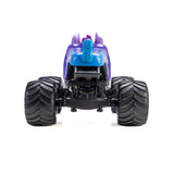 Losi 1/18 Mini LMT Sparkle Smash 2S 4x4 brushed monster truck with colorful sparkle design on rugged off-road tires