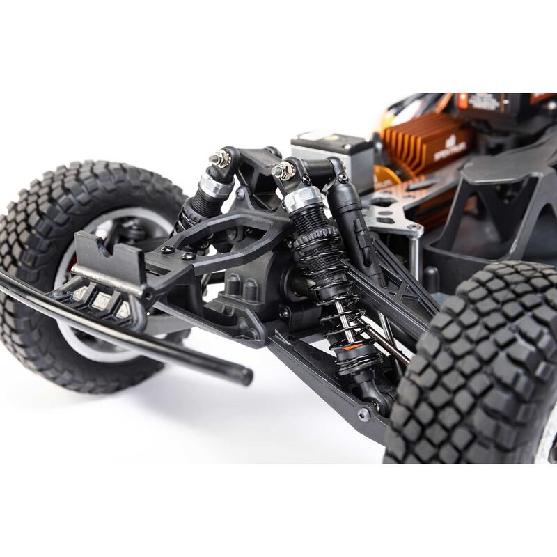 Losi 1/10 Baja Rey 2.0 Ford Raptor 4x4 RTR brushless remote control truck with detailed body and off-road tires.
