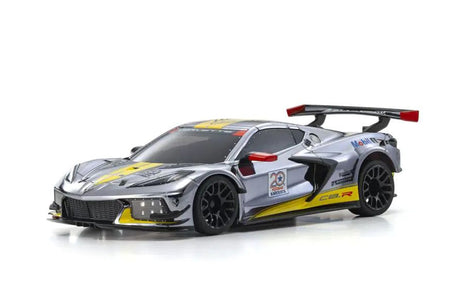 Kyosho Mini-Z MR-04 RWD Corvette C8.R 20th Anniversary RC car with detailed body and realistic design.