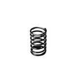 Atomic RC MRX center shock springs in black, designed for RC car suspension, featuring durable coil design for optimal performance.