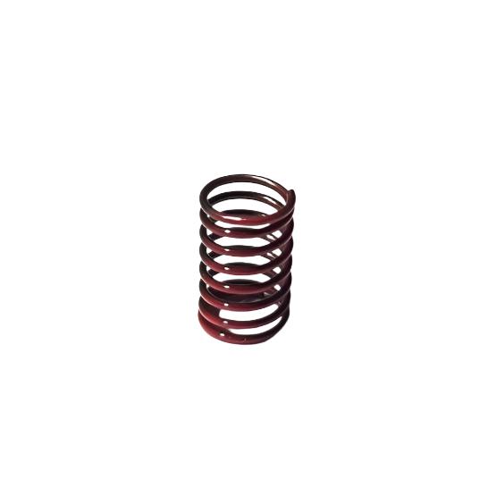 Atomic RC MRX center shock springs in black, designed for RC car suspension, shown on a clean white background.