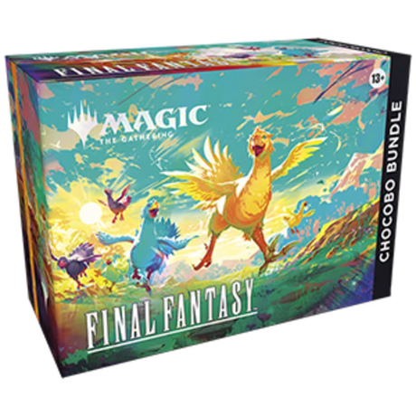 MTG Final Fantasy Chocobo Bundle box featuring colorful Chocobo artwork from Wizards of the Coast.