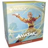 Avatar The Last Airbender prerelease pack by Wizards of the Coast featuring collectible cards and packaging for Magic: The Gathering.