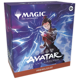 MTG Avatar The Last Airbender Prerelease Pack featuring cards and packaging from Wizards of the Coast.