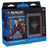 Magic: The Gathering Doctor Who Commander Deck by Wizards of the Coast featuring themed cards and artwork inspired by Doctor Who.